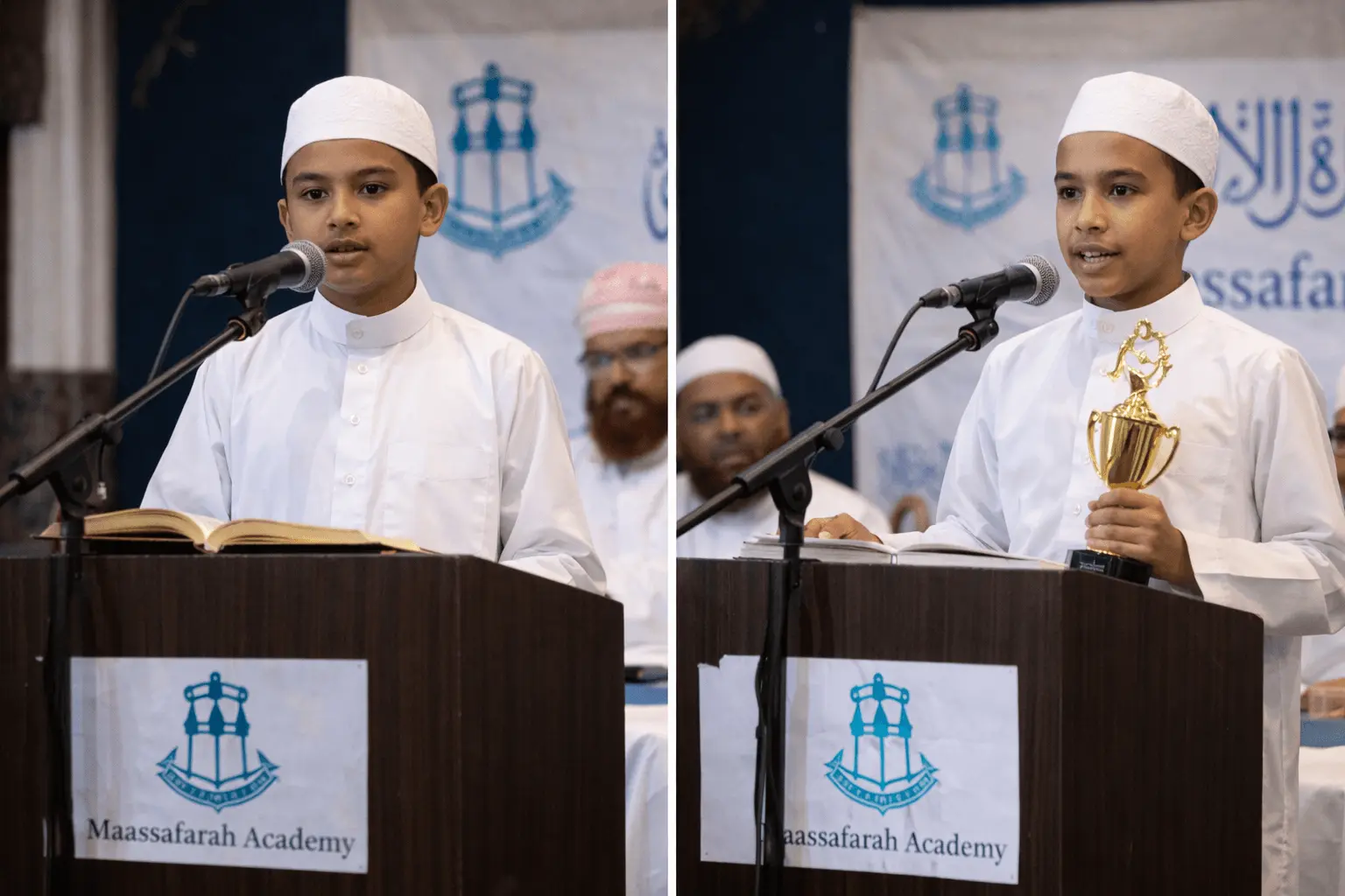 Students giving speeches